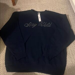 PINK Victoria's Secret Navy Sweatshirt